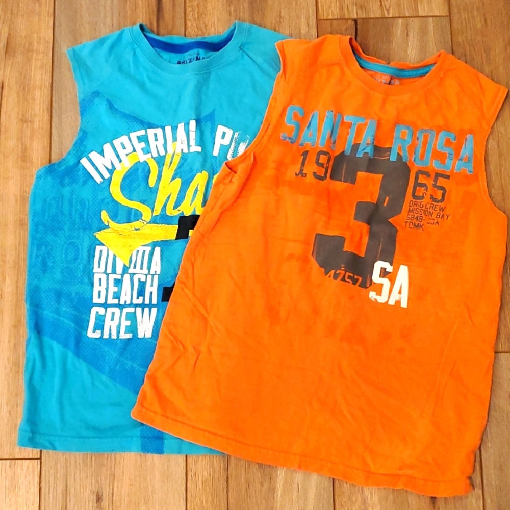 2 Boys Sleeveless Shirt Bundle